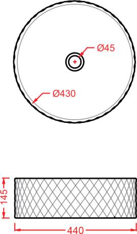  ArtCeram Rombo OSL009 platino, 44 