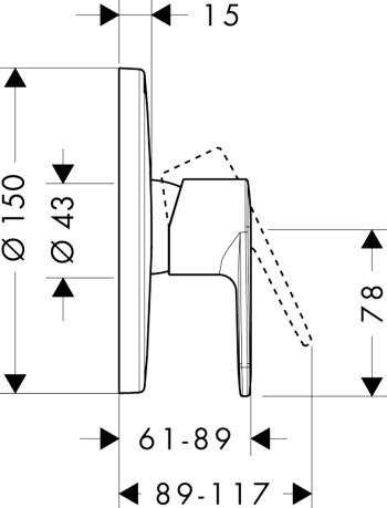  Hansgrohe Talis E2 31666000  