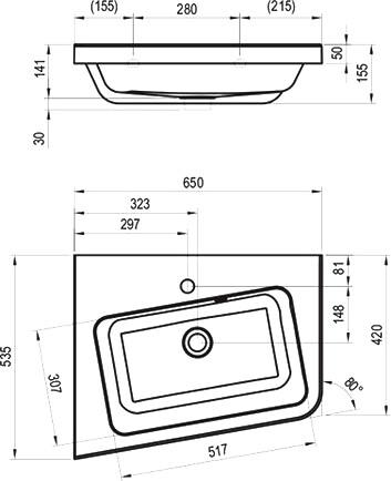    Ravak SD 10 65  L