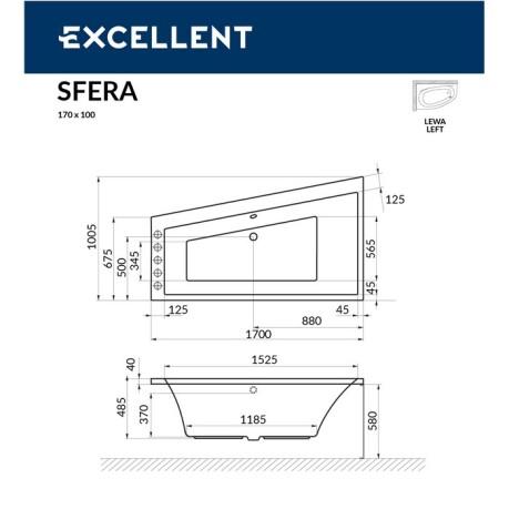  Excellent Sfera 170x100 () "LINE" ()