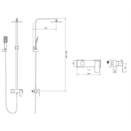      Omnires Parma PM7444BL ( BLM)