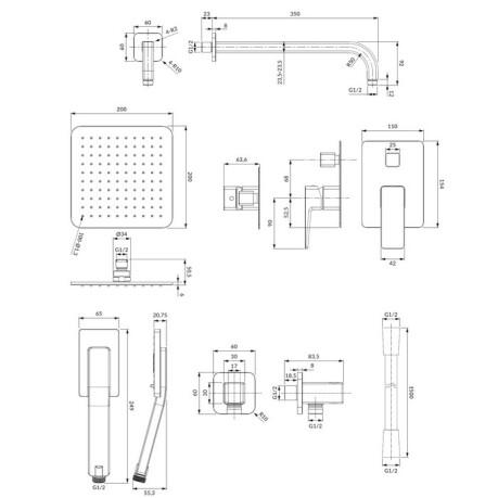      Omnires Parma SYSPM10BL ( BLM)