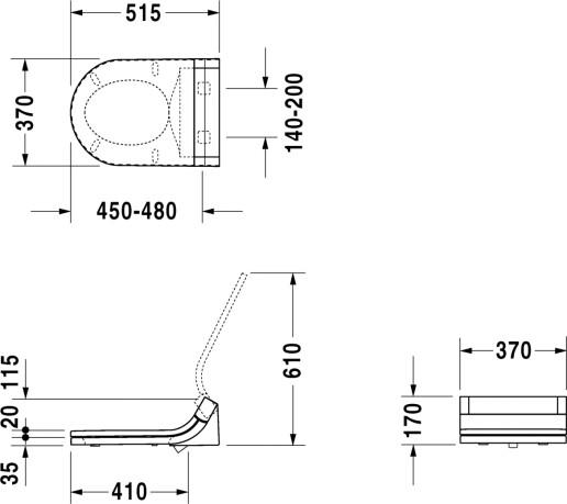 - Duravit Starck SensoWash 610001 002000300  ,  ,  